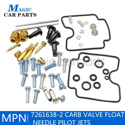 $16.59 • Buy 2 * For Yamaha V-Star 1100 XVS1100 99-09 Carburetor Repair Kit Air Screw US