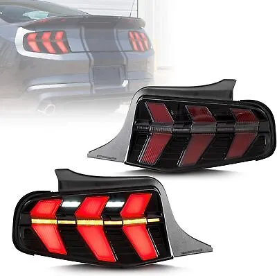 2*VLAND LED 7 Modes Tail Lights For Ford Mustang 2010-2012 W/Startup Sequential • $342
