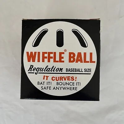 (4) New Official WIFFLE Plastic BALLS. 1x Regulation Baseball Size + 3 Pack • $8