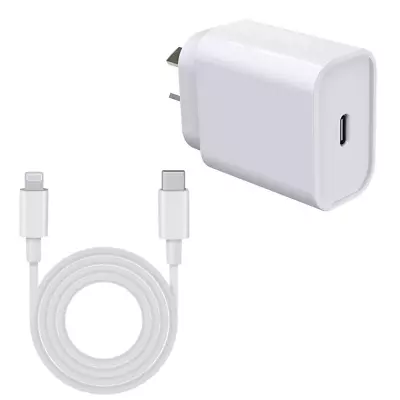 TechFlo 20W PD Fast Charging Wall Adapter & MFI Certified Cable For Apple IPhone • $29.99