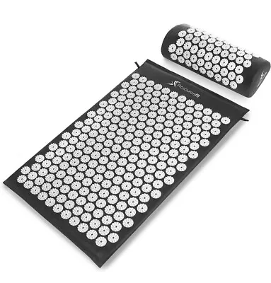 Prosourcefit Acupressure Mat For Back/Neck Pain Relief And Muscle Pillow Set NEW • $12