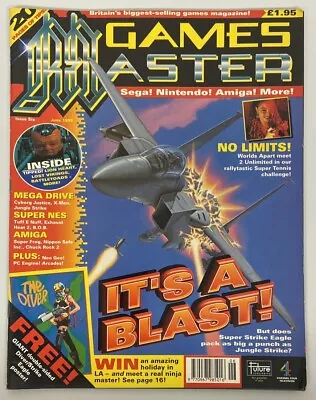 Issue 6 Games Master Magazine 1993 June Very Uncommon! VGC 90s Retro Snes Mega • £17.99