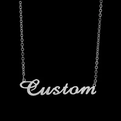 Personalized Arabic Name Necklace Stainless Steel Custom Nameplate Jewelry Gifts • $8.99