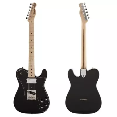 Fender Made In Japan Traditional 70s Telecaster Custom Black Electric Guitar • $1079.99