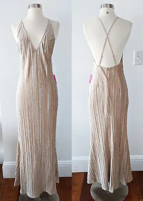 Champagne Nude Dress MEDIUM Marilyn Monroe Inspired 50s 60s Vintage Hollywood • £28.91