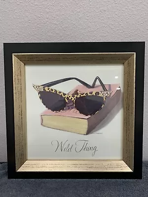 Marco Fabiano Wild Thing Framed Art Print Feminine Fragrance Vanity Girly • $35