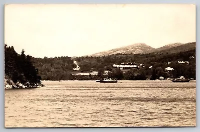 Northeast Harbor ME Mount Desert Island Boats RPPC Postcard C1930 G12 • $17.50