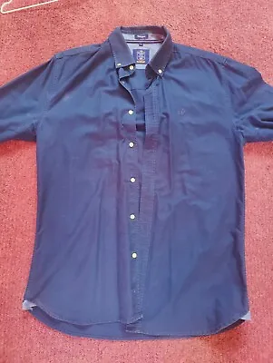 Blue Oxford Cotton Shirt By Rhino Rugby • £12