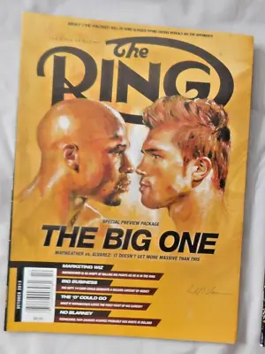 Floyd Mayweather Jr. Vs. Canelo Alvarez October 2013 The RING Boxing Magazine Ex • $30