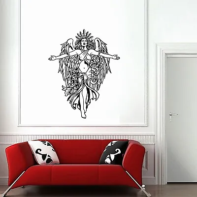 £12.99 • Buy Angel Beautiful Tattoo Design Wall Art/Window Sticker/Decal