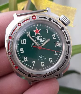 Vintage Watch Vostok Komandirski Mechanical USSR  Soviet Military • $22