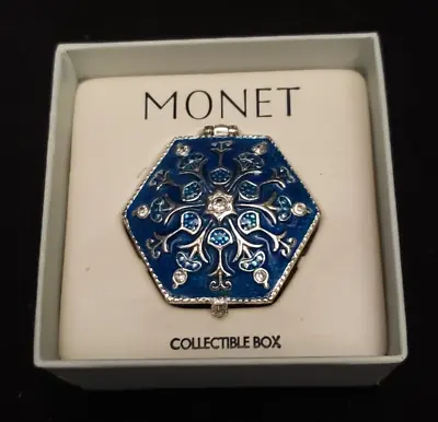 NEW - Retired Monet MNRUF659 Snowflake Collectors Box • $40