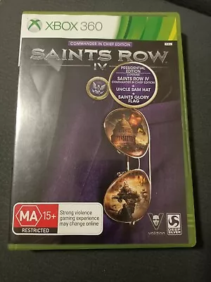 Saints Row IV Commander In Chief Edition Xbox 360 - WITH MANUAL - GOOD CONDT • $11.20