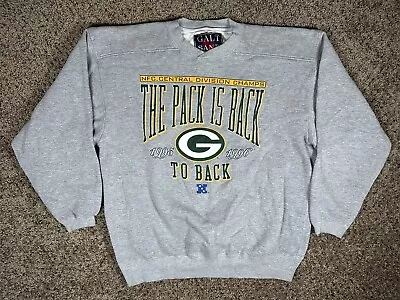 Vintage Green Bay Packers 96 Champs Sweatshirt Size L NFL Football • $21.99