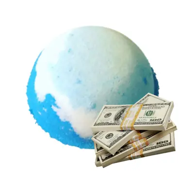 Surprise Cash Money Bath Bomb ~ Up To $100 Inside Handmade FREE SHIPPING • $16.99