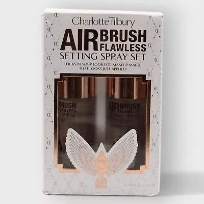 Charlotte Tilbury Airbrush Flawless Setting Spray Set 1.1 Fl Oz Each • $24.99
