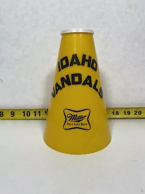 Idaho Vandals 7” Megaphone Fan Cheer Horn Vintage Black And Yellow Plastic • $47.99