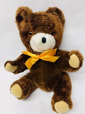 Vintage Knickerbocker Bear Plush Animals Of Distinction 12” Jointed Brown BIN 8 • $29.95