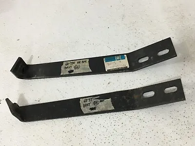 GM NOS 1968-73 Corvette C3 Rear Back Bumper Outer Brackets RH LH Pair • $120