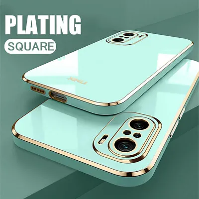 For Xiaomi Redmi Note 10 Pro 9T Mi 11 10T Shockproof Plating Soft TPU Case Cover • $6.48