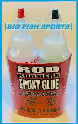 FLEX COAT Epoxy Yorker Glue Kit #G8 Rod Building And Repair FREE USA SHIP! • $25.99