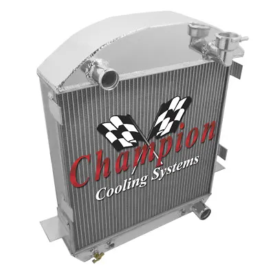 QR Champion 2 Row Radiator For 1917 - 1927 Ford T-Bucket Chevy Configuration • $208