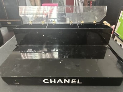 $200 • Buy Vintage CHANEL Acrylic Makeup Storage Brush Holder Organizer Non Retail RARE