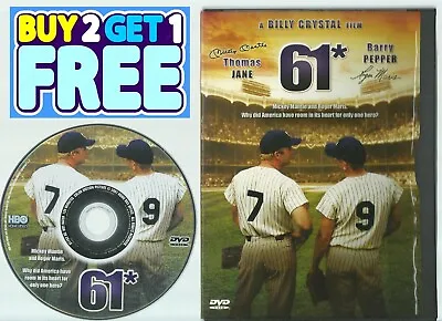 61 (DVD 2009) Mickey Mantle Roger Maris Biopic Barry Pepper Disc & Cover Only • $4.99