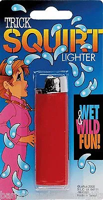 Squirt Water Cigarette Lighter Fake Funny Joke Boys Toy Prank Birthday Present • £4.49