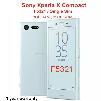 Sony Xperia X Compact F5321 32GB+3GB 4G Unlocked Global Smartphone New Sealed • $99.99