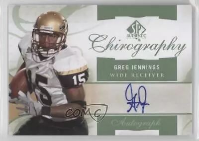 2010 SP Authentic Chirography Auto Greg Jennings #CH-GJ Auto • $15.49