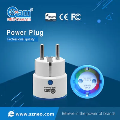 $39.31 • Buy Z-Wave Smart Power Plug Sensor US EU Power Metering On/Off Fibaro/SmartThings