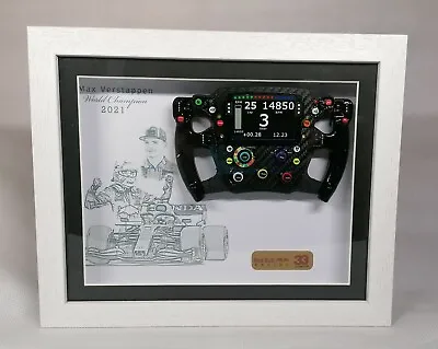 1/2 SIZE  MAX VERSTAPPEN_World Champion_ F1_steering Wheel With Pencil Sketch. • £180