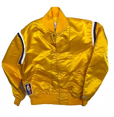 Vintage STARTER NBA NO LETTERING Or Logo Blank Jacket Men’s Size Large LA Lakers • $199.99