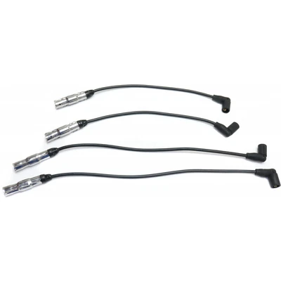 $31.35 • Buy For Volkswagen Beetle Spark Plug Wire 1998 99 00 2001 Black Finish Set Of 4