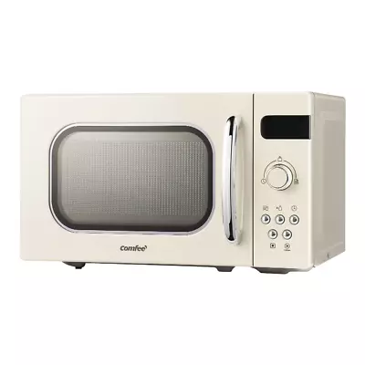 Comfee 20L Microwave Oven 800W Countertop Kitchen 8 Cooking Settings Cream • $129.49