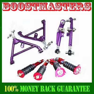 Fits 89-94 240SX S13 Camber Kits And Adj Damper Coilover Suspension Kits EMUSA • $1864.49
