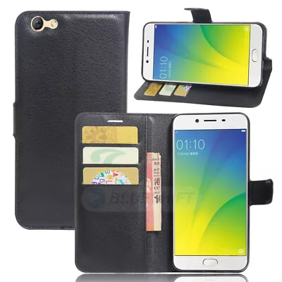 🎄OPPO R9s Plus Top Class Wallet Leather Cover Case • $18.98