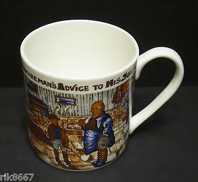 Extra Large Fine Bone China One 1 Pint Pot Mug YORKSHIREMANS ADVICE Rik's • £9.99