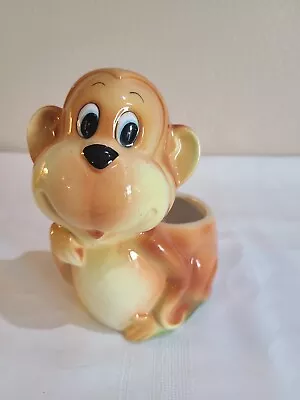 Vintage 1960’s-70’s Relpo Playful Monkey Ceramic Planter • $18