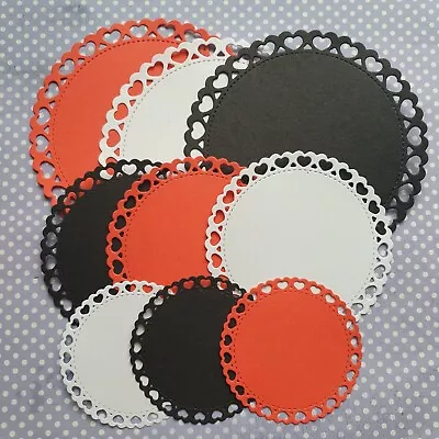 30 Circle Die Cut Shapes For Card Makingscrapbook Toppers Embellishments Etc  • £3.29