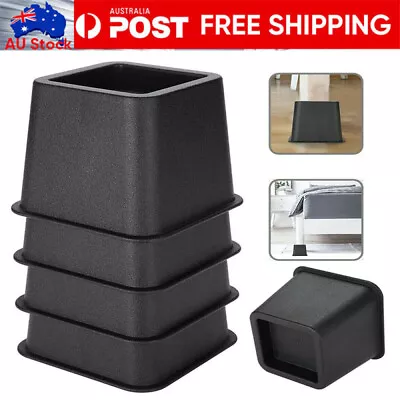 4PCS Bed Chair Risers Feet Leg Lift Furniture Sofa Table Raisers Stand Risers AU • $17.99