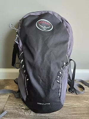 OSPREY Daylite Backpack Hiking Trail Travel Unisex Black Gray W/o Bladder • $37.15