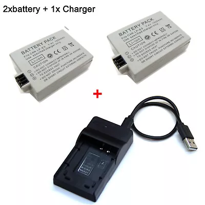 Battery / Charger For LP-E5 Canon EOS 450D 500D 1000D Kiss F X2 X3 Rebel XSi T1i • $24.99