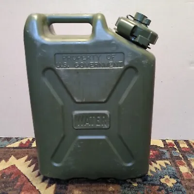 5 Gallon Water Jug Jerry Can Military Surplus   • $35