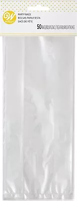 Wilton Party Bags 4 X9-1/2  (50/pkg-clear) New • $6.19