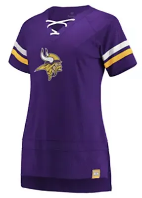Fanatics Women’s Minnesota Vikings Purple NFL Draft Me Football Jersey Small S • $25