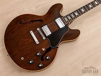 1974 Gibson ES-335 TDW Vintage Semi-Hollow Guitar Stoptail Walnut W/ T Tops • $5499.99