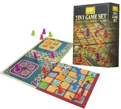 M.Y 2 In 1 Traditional Board Game Set (TY9797) • £3