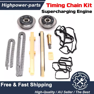 For Mercedes M271 C200 C180 CLC Kompressor Camshaft Adjusters Timing Chain Kit • $198